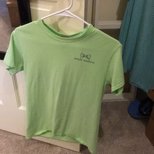 Green simply southern shirt